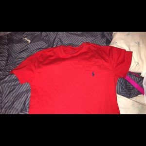 Unisex Ralph Lauren Red Polo